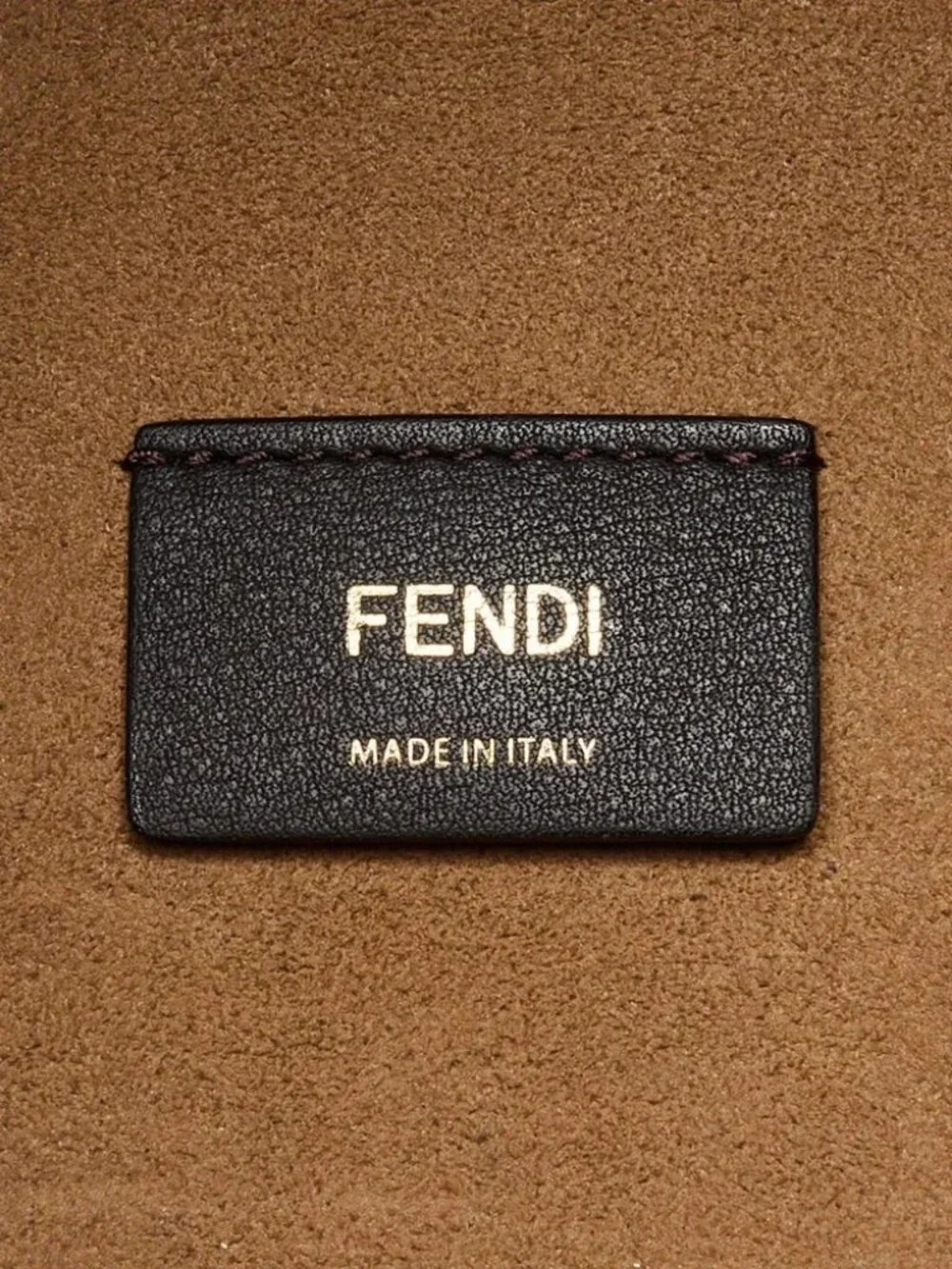 Fendi Gold Leather Medium Sunshine Tote Bag -8BH386 - Picture 9 of 11